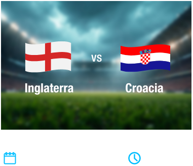 Partido 13 - Inglaterra vs Croacia
